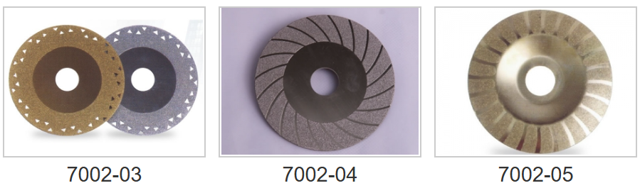 7002 ELECTROPLATED DIAMOND CUTTING & GRINDING DISCS